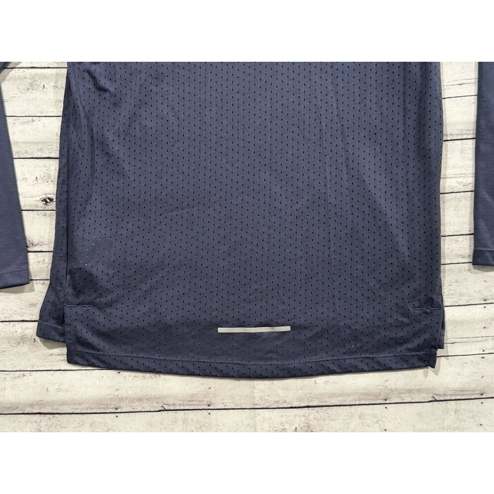 Nike Rise 365 Running Shirt Sz S Blue Reflective Long Sleeve Stretch AQ9923-557 - Picture 15 of 16